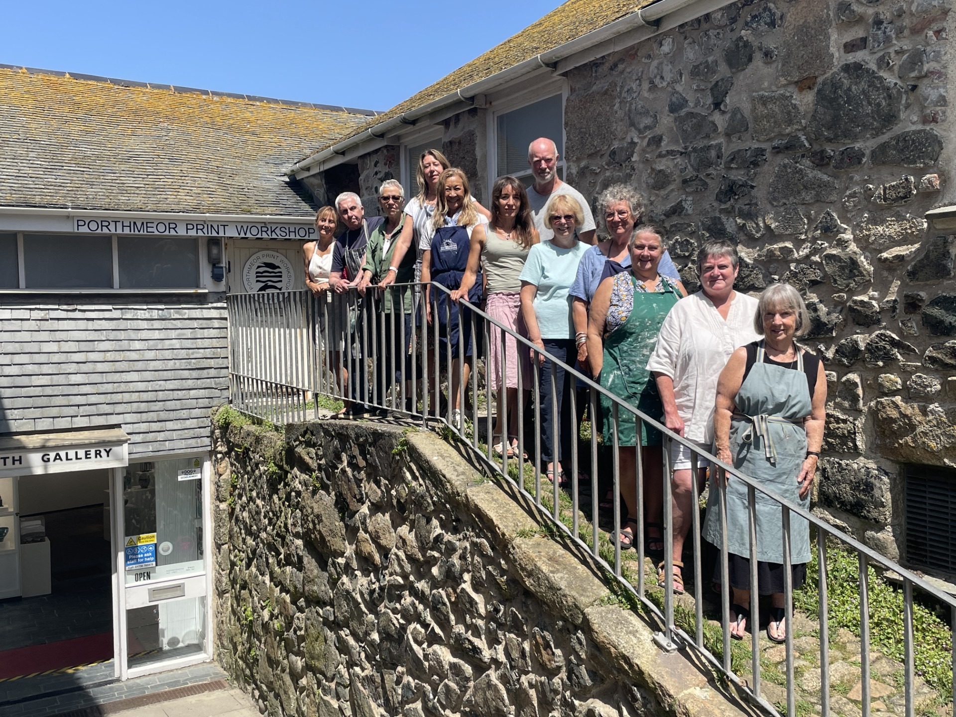 porthmeor print workshop open studios