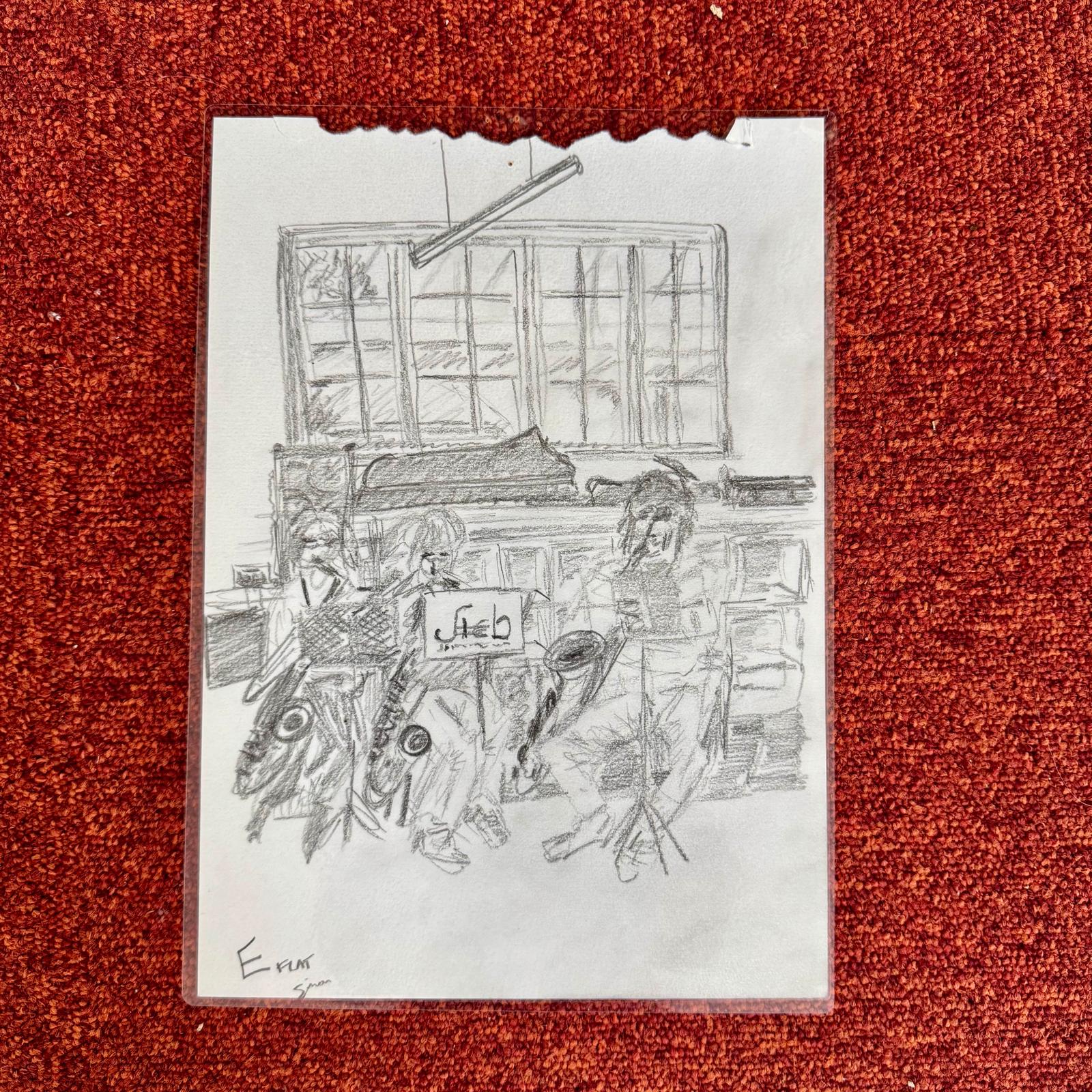 st ives band sketch to the sound of swing